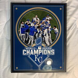 World Series 2015 Champions Kansas City Royals 2015 8x10 Plaque Steiner Sports